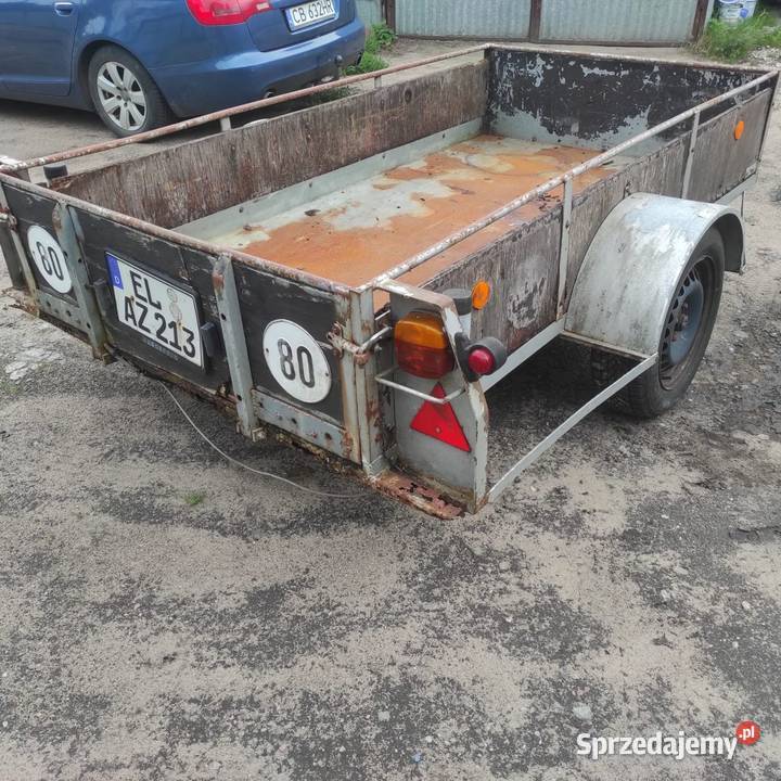Przyczepa przyczepka samochodowa lekka 25m Rok produkcji 1994 Bydgoszcz