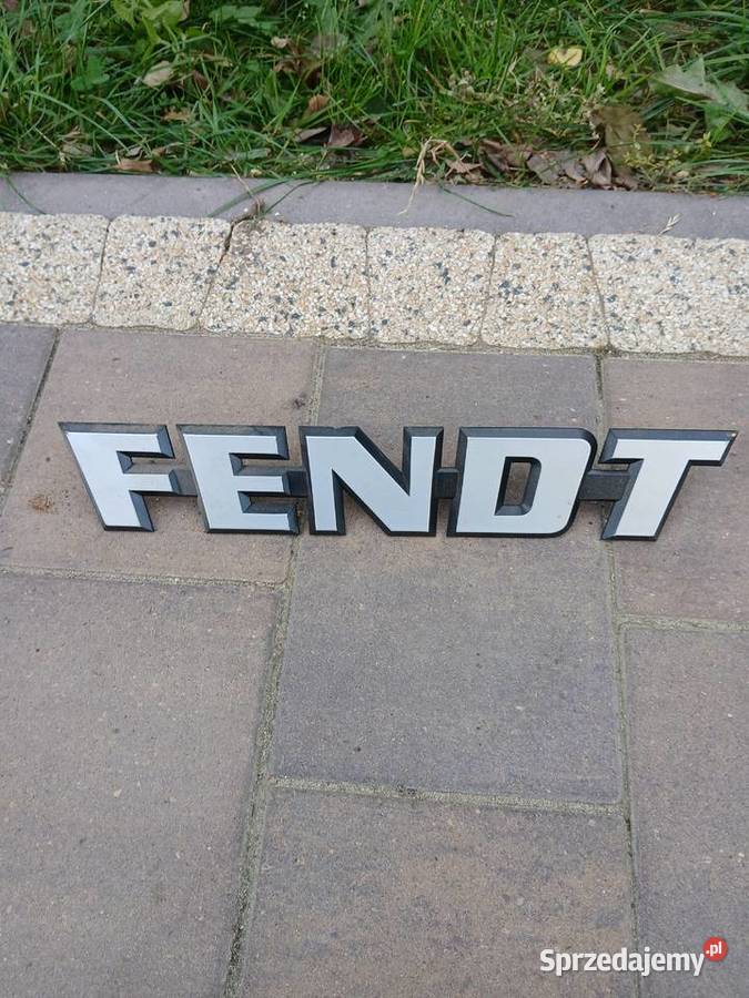 Napis naklejka FENDT Lubochnia