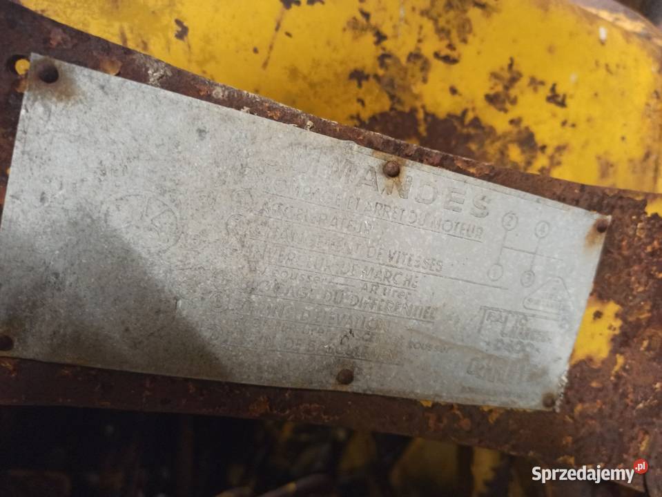 Ładowarka Derruppe 400 wózek widłowy zabytek Lucynowo