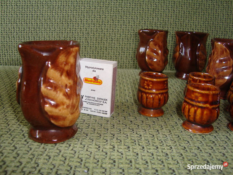 Kubeczki brązowe Tychy sprzedam