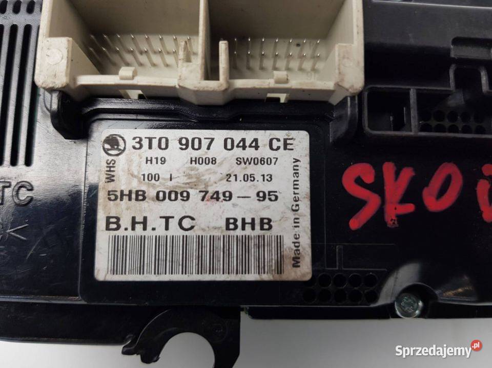 PANEL KLIMATYZACJI 3T0907044C SKODA YETI Lipno sprzedam
