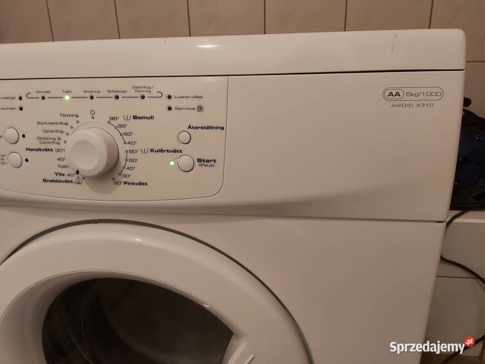 Pralka Whirlpool 5 1000 obr głębokość 55 Szczecin