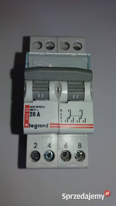 Rozłącznik izolacyjny 20A LEGRAND 04383 Wyszków sprzedam