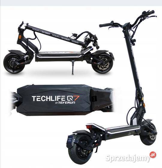 Hulajnoga elektryczna Techlife Q7 wielkopolskie Słupca sprzedam