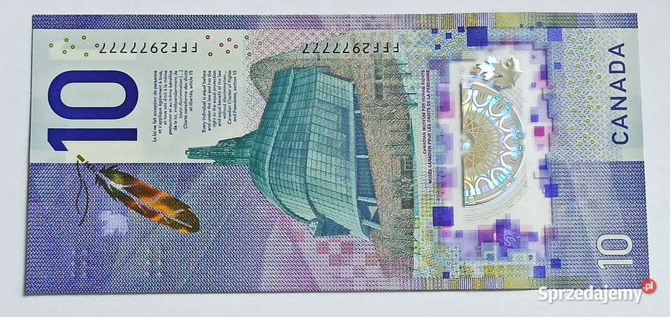 10 2010 Kanada banknot polimerowy dolnośląskie Wrocław