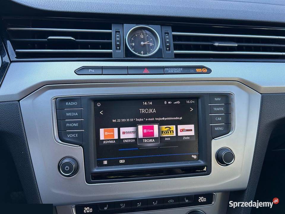 VW Passat Comfortline 18 TSI BMT 180 2016r Salon Wąsosz