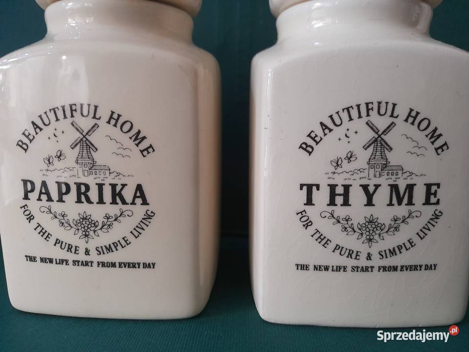 Pojemnik na Przyprawy Tymianek Papryka Thyme Gdańsk