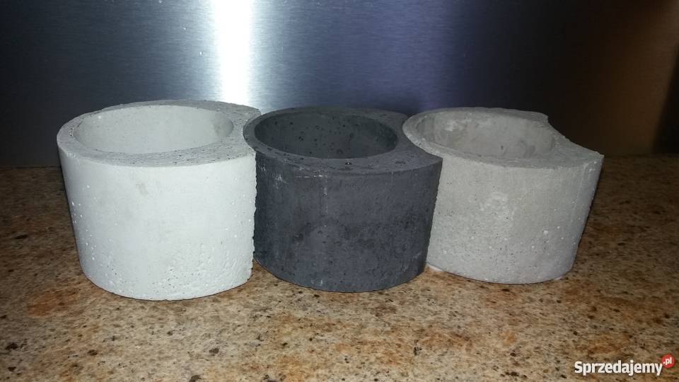 doniczki betonowe beton architektoniczny donice Częstochowa sprzedam