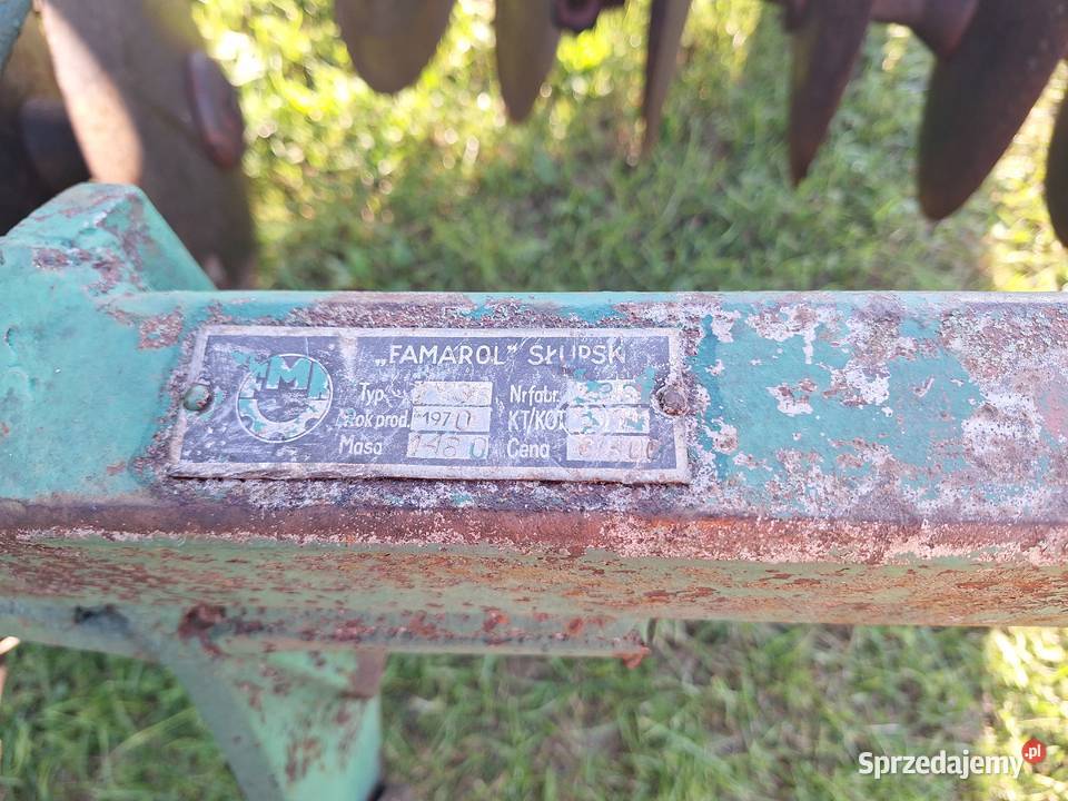 Maszyny rolnicze Brony Pasłęk