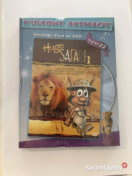 Hugo Safari Zestaw DVD książka mazowieckie Warszawa