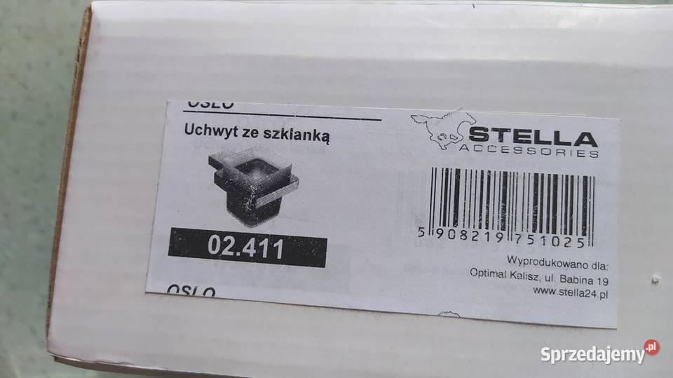 02411 Uchwyt ze szklanką Stella OSLO 3 Kalisz