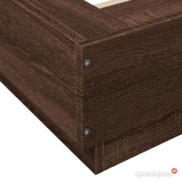 Rama łóżka z LED brązowy dąb 75x190 WM3281160 Warszawa