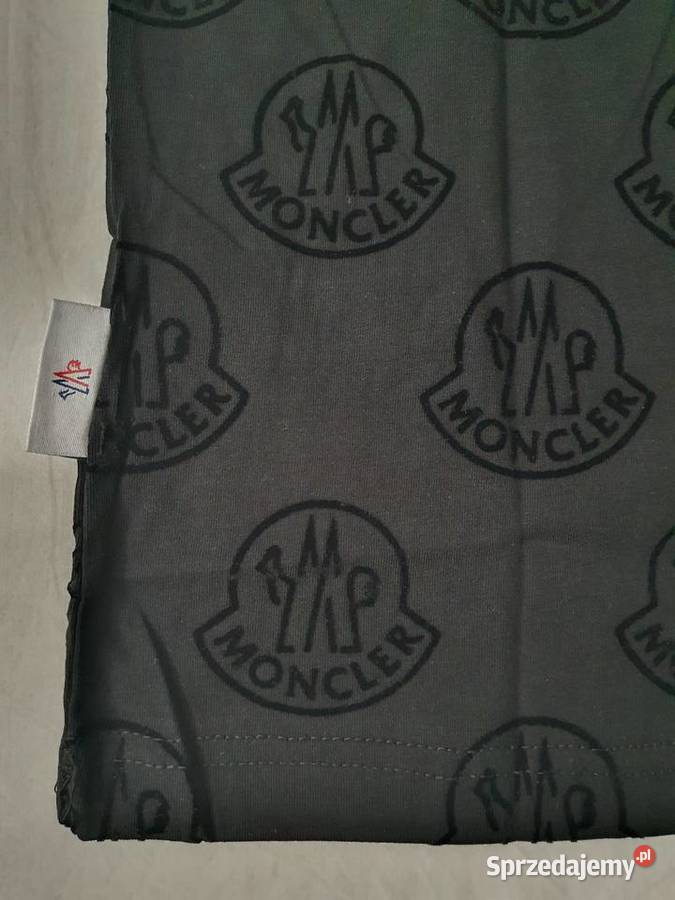 NOWA męska koszulka Moncler tshirt czarna pp L pomorskie Gdynia sprzedam