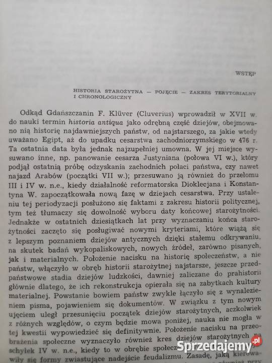 Wolski książki Historia powszechna starożytność Książki i Podręczniki Warszawa