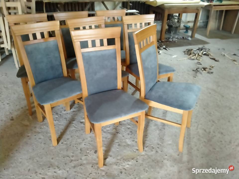 Nowoczesne krzesła bukowe nowe Krzesła Sieradz