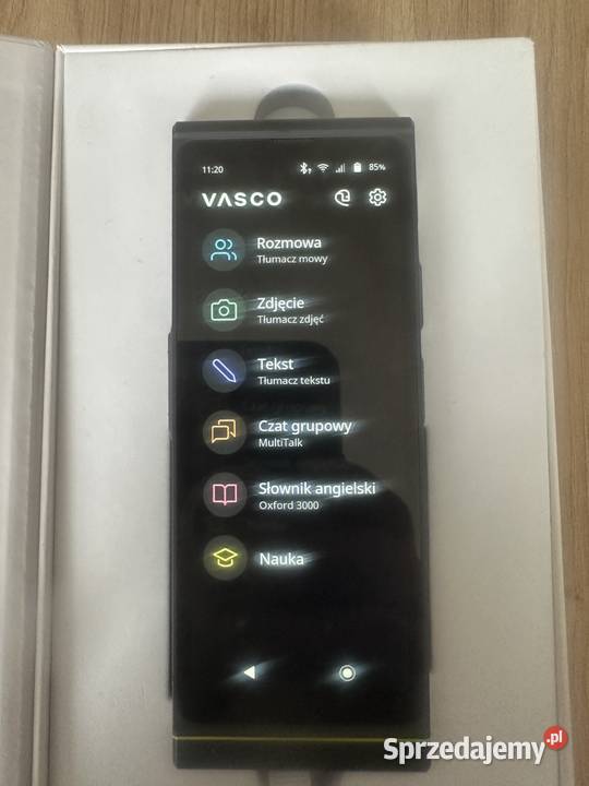 Vasco Translator V4 nowy używany sporadycznie Pozostałe Warszawa