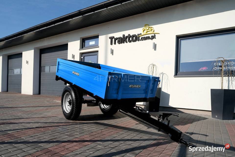 Przyczepa rolnicza jednoosiowa 15T z kiprem podkarpackie Tajęcina