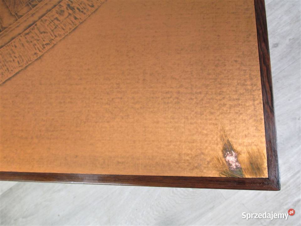 Stół kawowy miedziany lata 70 Meble Lublin