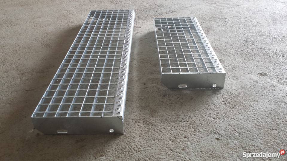 Stopnie schodowe metalowe 1000x270 kraty wema jednobiegowe  wielkopolskie Konin