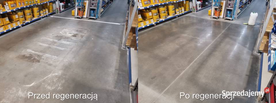 Renowacja posadzki przemyusłowej Lastriko cała usługi budowlane