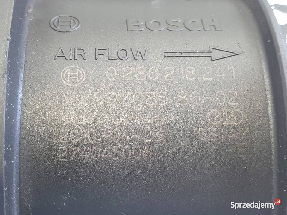 PRZEPŁYWOMIERZ Peugeot 308 16 THP POWIETRZA osobowe Rudka