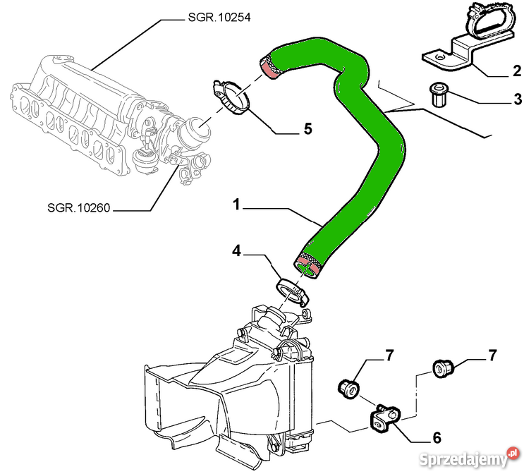 PRZEWÓD ALFA ROMEO 147 19 JTD 51702364 50508081 osobowe śląskie sprzedam