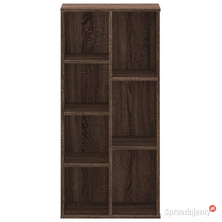 Regał brązowy dąb 50x25x105 materiał Warszawa