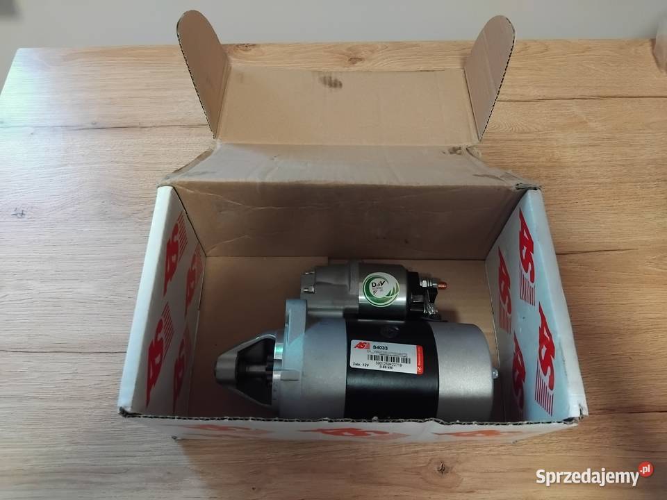 Rozrusznik samochodowy AS S4033 nowy sprawny osobowe Wyposażenie elektryczne Warszawa