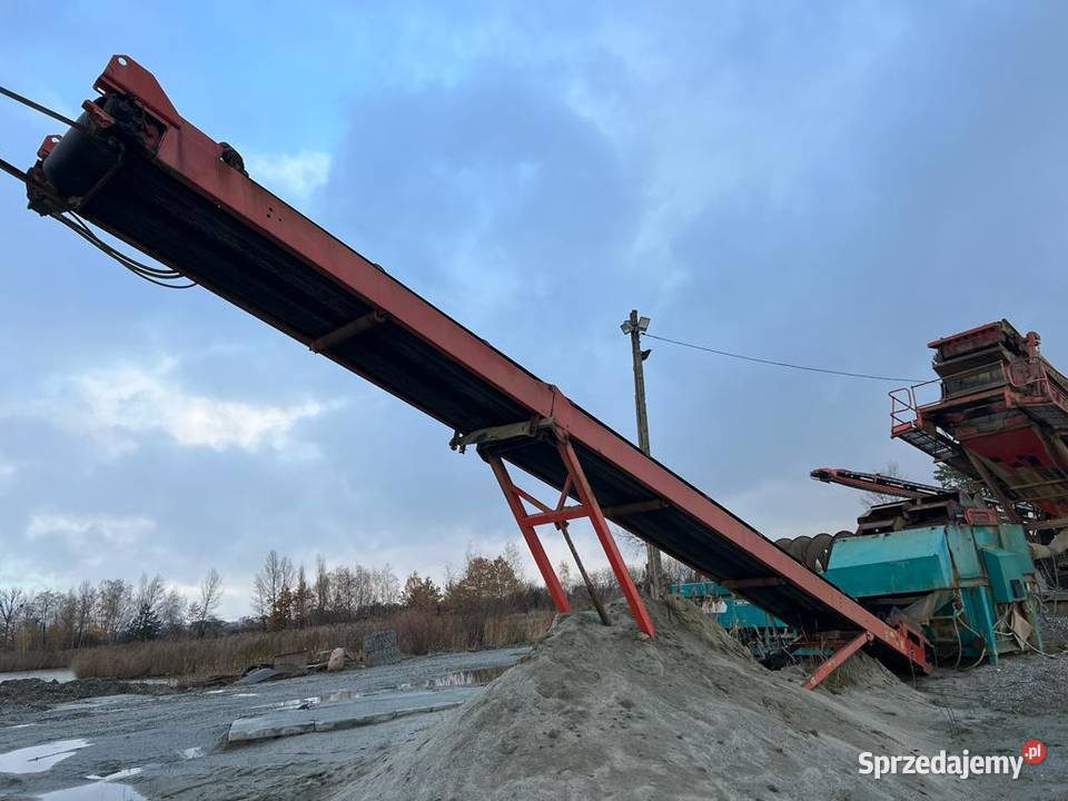 Przesiewacz Terex Finlay powerscreen taśmociąg Kołodziejewo