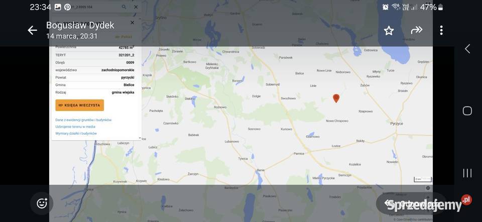 Działka inwestycyjne pod halę Szczecina prąd Stare Chrapowo