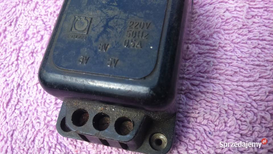 Transformator dzwonkowy Polam TD 230 3 5 8 retro Tuszkowo