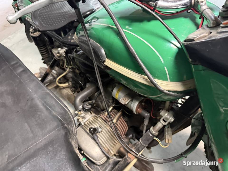 Ural M67 oryginalny lakier 1989 nowe opony 17876km Motocykle, skutery, quady mazowieckie Nadarzyn
