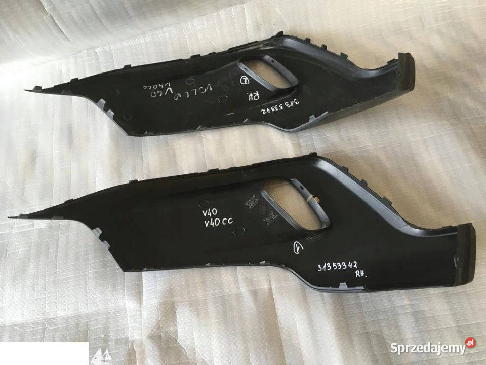 VOLVO V40 V40CC NAKŁADKA ZDERZAKA PRAWA 31353342 Kozubszczyzna