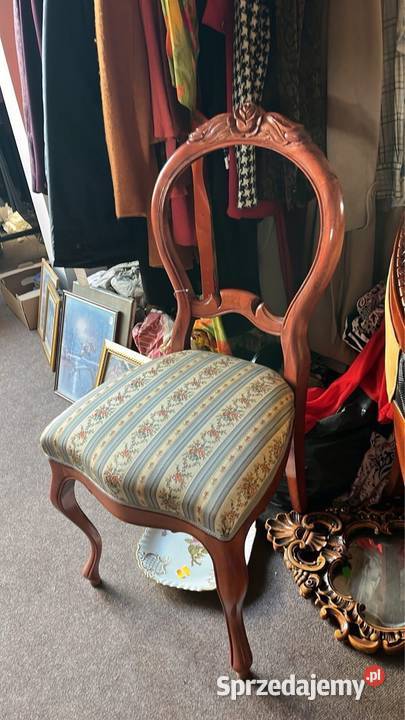 Krzesło Śliczne krzesełko Tapicerka Na