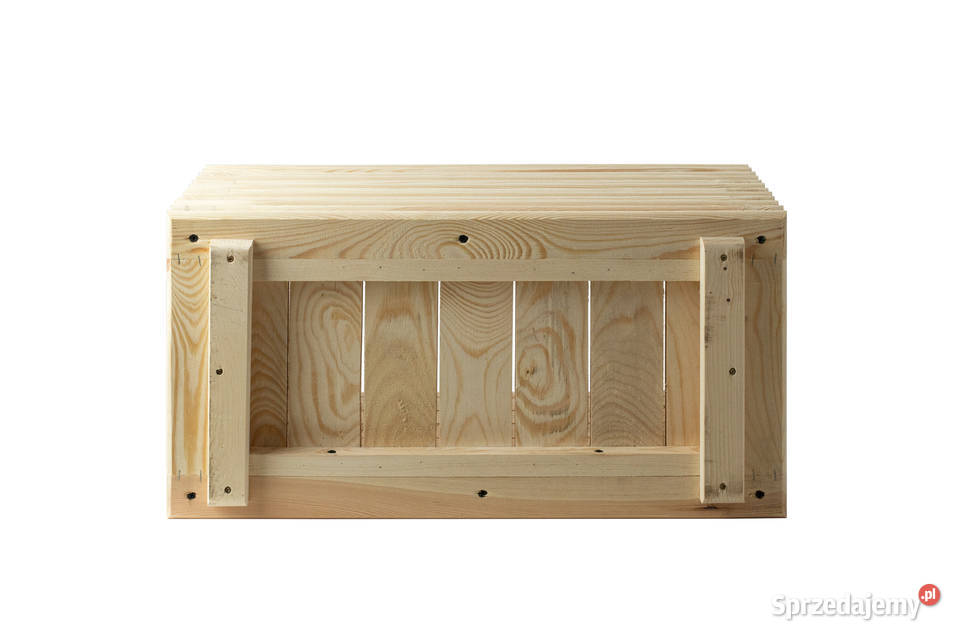 Donica drewniana podłużna 3D donica nowoczesna Dekoracje i ozdoby