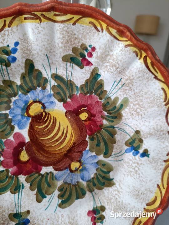 Talerz ozdobny Majolika Mirosławiec sprzedam