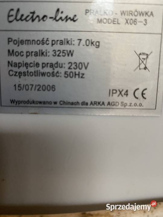 Pralkowirówka 50cm Zawieprzyce-Kolonia