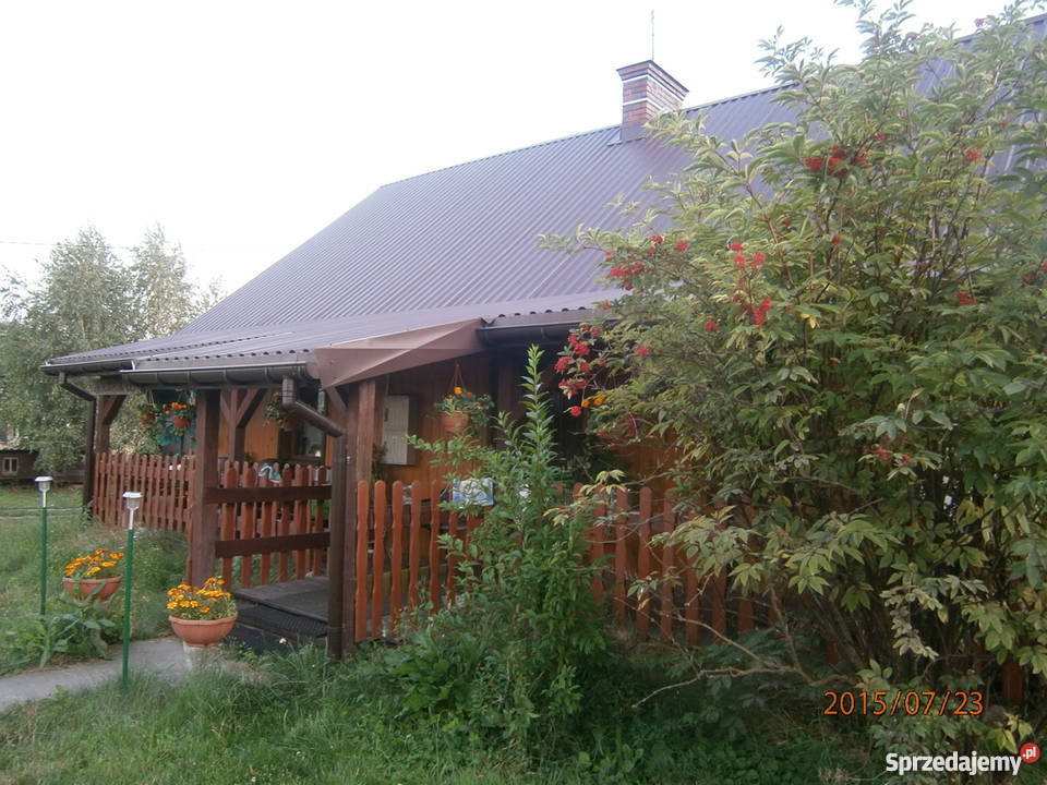 sprzedam dom Baczkowie woj lubelskie drewno Baczków