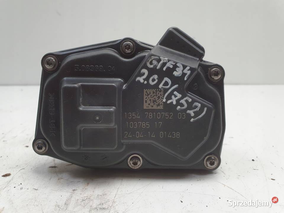 PRZEPUSTNICA BMW 3GT F34 20 D 7810752 N47D20 lubelskie Chełm sprzedam