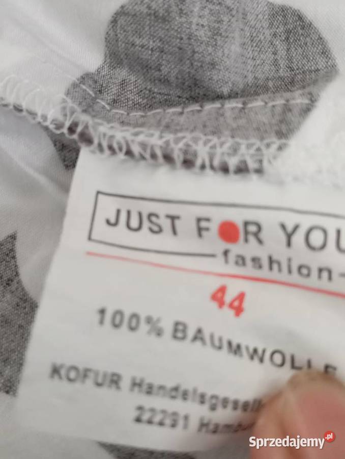 Bawełniana bluzka koszula damska Inny wzór Odzież damska