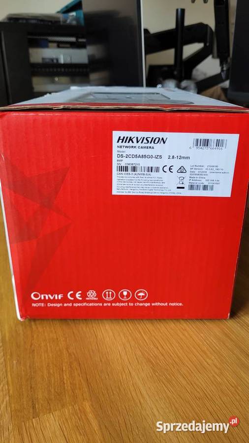 Kamera HikVision DS2CD5A85G0IZS mazowieckie Warszawa