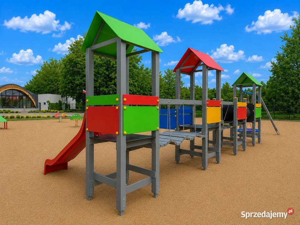 Plac zabaw zestaw zabawowy na publiczny i zielony Zabawki ogrodowe Marki sprzedam