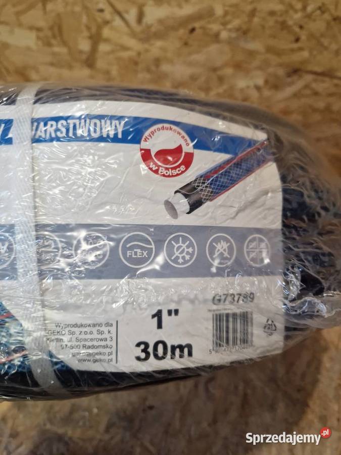 Wąż ogrodowy 4 Warstwowy 1 30m GEKO wielkopolskie Głogowa