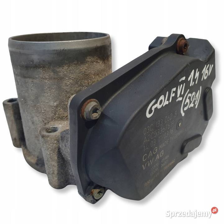 PRZEPUSTNICA VW Golf VI 14 16V 03C133062S Rudka sprzedam