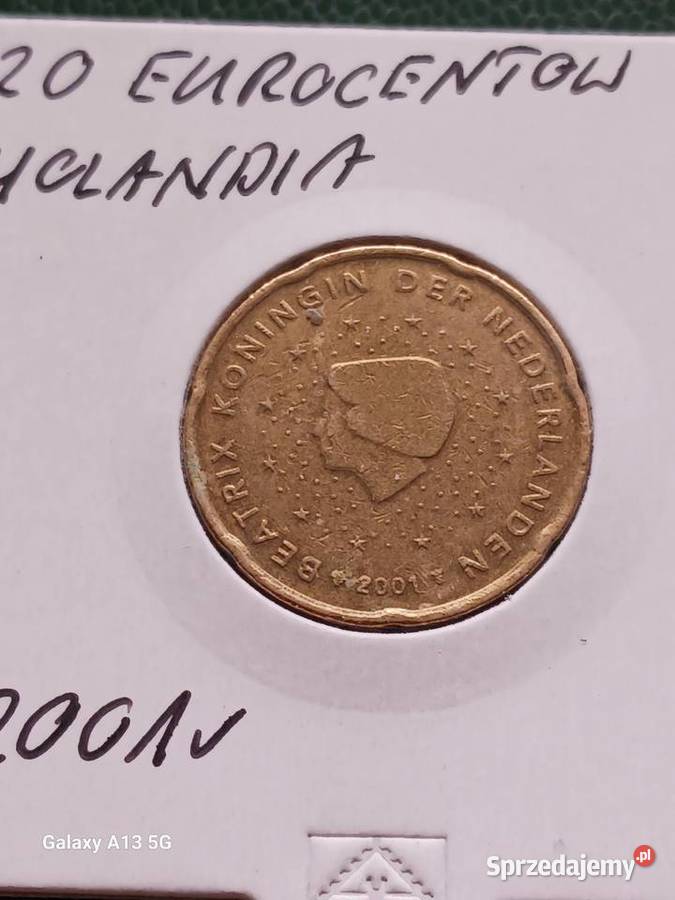 20 Eurocentów Holandia 2001 r Konin