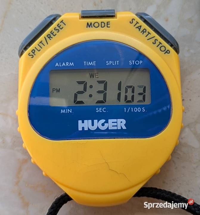 Stoper HUGER elektroniczny sportowy dziala Warszawa