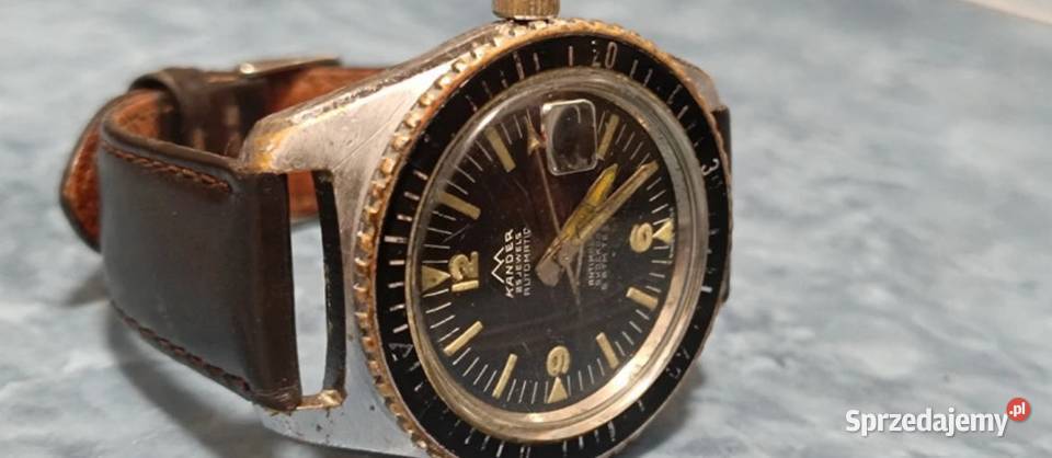 Zegarek Kander Vintage Swiss Made Diver Lubin