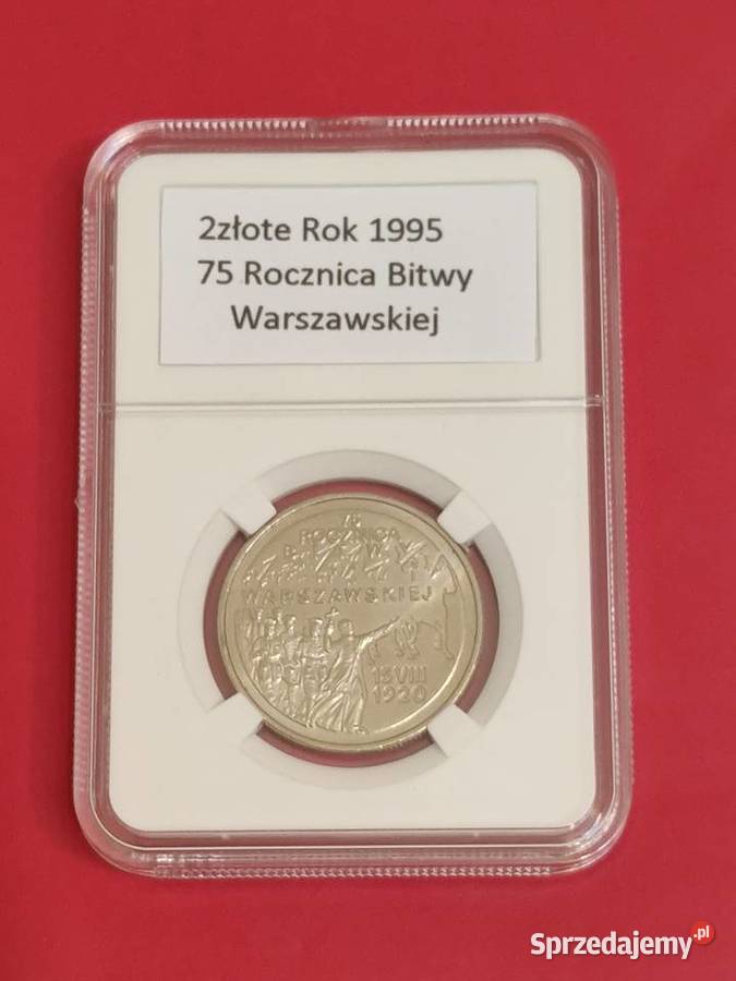 1995r Moneta 2 Bitwa Warszawska mennicza Numizmatyka Lębork sprzedam