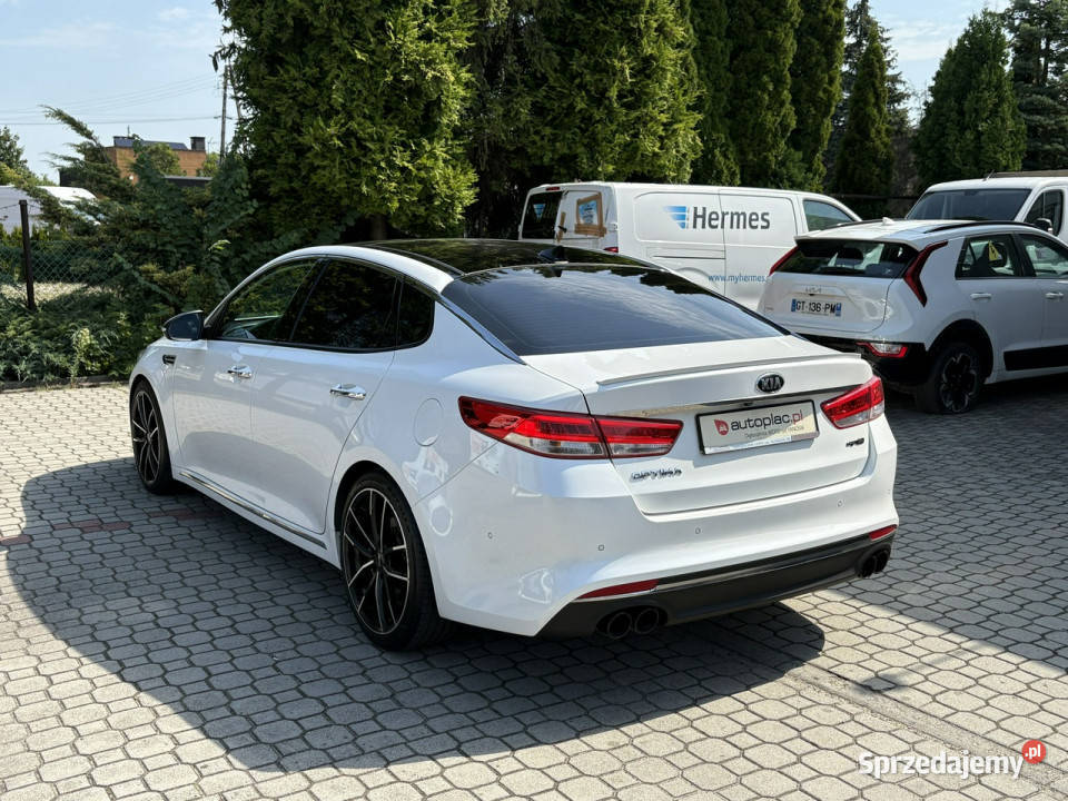 Kia Optima GT LineAutomatBiała PerłaPanorama III światła LED śląskie Tarnowskie Góry