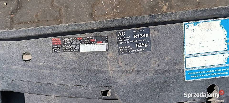 PAS PRZEDNI CHŁODNICE VOLKSWAGEN GOLF V Pozostałe kujawsko-pomorskie Lipno